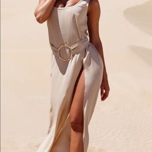 PLT DRESS WITH SLITS